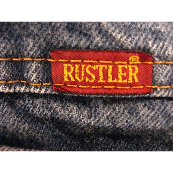 Rustler Womens CUTOFF JEANS SHORTS 32 x 34 Blue Daisy Dukes Cowgirl - Picture 8 of 9